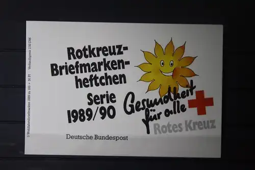 Rotkreuz-Markenheftchen 1989/90