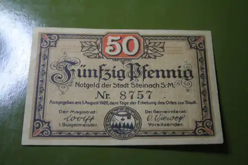 Notgeld Steinach, 50 Pf.