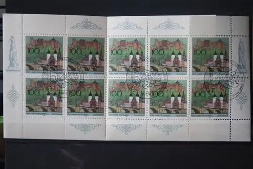 Markenheft  800 Jahre Heidelberg; Ersttagsstempel; MH 33,  selten, rar                                                        