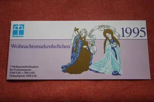 Diakonie Wohlfahrtsmarken, Weihnachtsmarkenheftchen,
Markenheft 1995