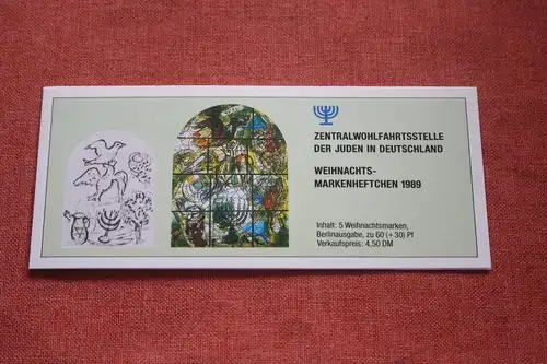 ZWST Wohlfahrtsmarken Markenheftchen, Weihnachtsmarkenheftchen 1989