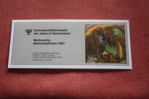 ZWST Wohlfahrtsmarken Markenheftchen, Weihnachtsmarkenheftchen 1987