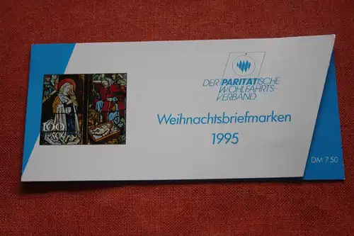 Paritätischer Wohlfahrtsverband Weihnachtsbriefmarken-Markenheftchen 1995