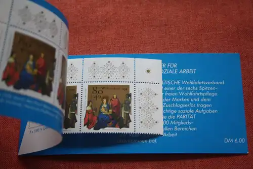 Paritätischer Wohlfahrtsverband Weihnachtsbriefmarken-Markenheftchen 1994