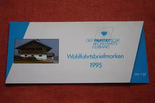 Paritätischer Wohlfahrtsverband Wohlfahrtsbriefmarken-Markenheftchen 1995