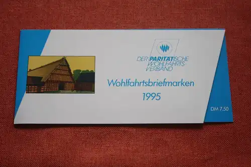 Paritätischer Wohlfahrtsverband Wohlfahrtsbriefmarken-Markenheftchen 1995
