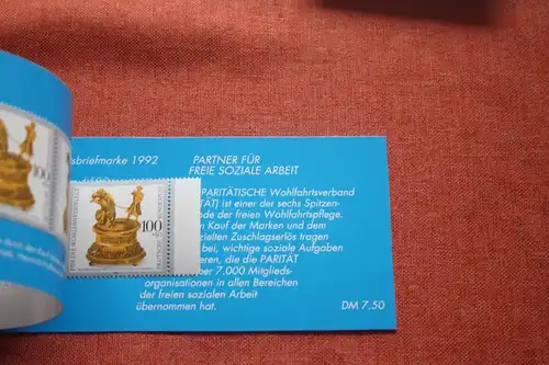 Paritätischer Wohlfahrtsverband Wohlfahrtsbriefmarken-Markenheftchen 1992