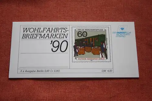 Paritätischer Wohlfahrtsverband Wohlfahrtsbriefmarken-Markenheftchen 1990