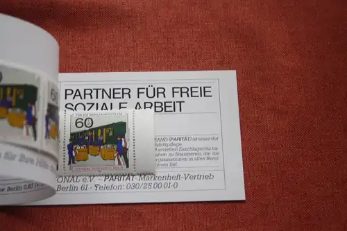 Paritätischer Wohlfahrtsverband Wohlfahrtsbriefmarken-Markenheftchen 1990