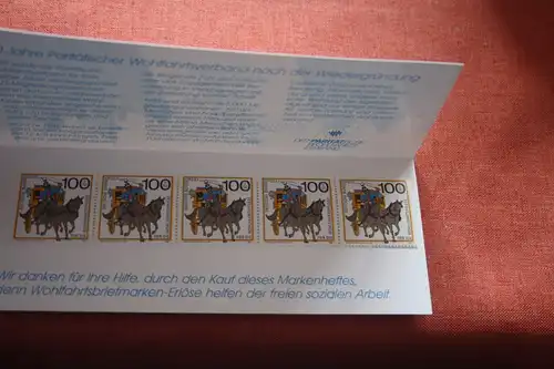 Paritätischer Wohlfahrtsverband Wohlfahrtsbriefmarken-Markenheftchen 1989