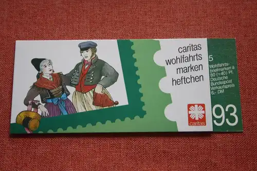 Caritas Wohlfahrtsmarkenheftchen 1993