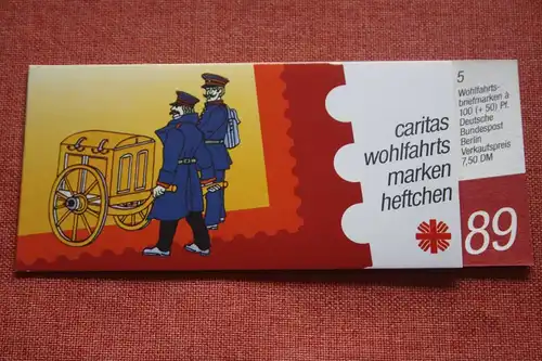 Caritas Wohlfahrtsmarkenheftchen 1989