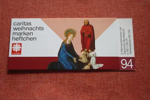 Caritas Weihnachtsmarkenheftchen 1994