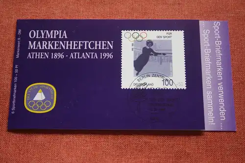 Olympia Markenheftchen 1996 der Sporthilfe, Für den Sport