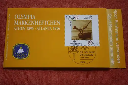 Olympia Markenheftchen 1996 der Sporthilfe, Für den Sport