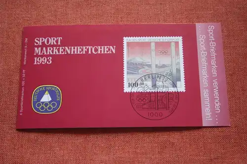 Sport Markenheftchen 1993 der Sporthilfe, Für den Sport