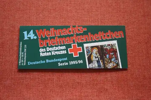 14. Weihnachts-Briefmarkenheftchen des Deutschen Roten Kreuzes 1995/96