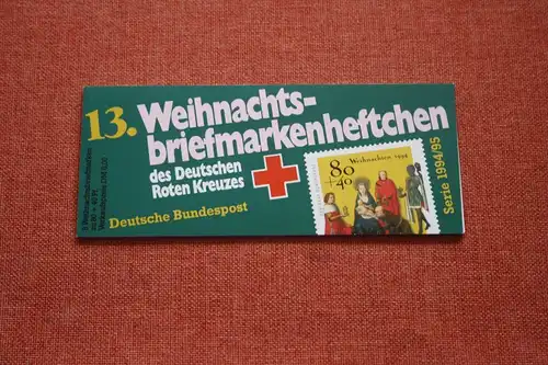 13. Weihnachts-Briefmarkenheftchen des Deutschen Roten Kreuzes 1994/95