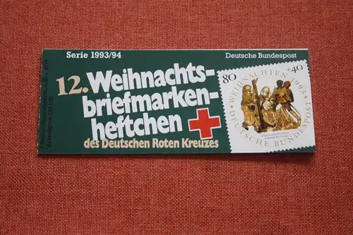 12. Weihnachts-Briefmarkenheftchen des Deutschen Roten Kreuzes 1993/94