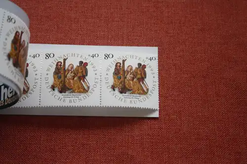 12. Weihnachts-Briefmarkenheftchen des Deutschen Roten Kreuzes 1993/94