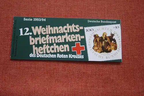 12. Weihnachts-Briefmarkenheftchen des Deutschen Roten Kreuzes 1993/94