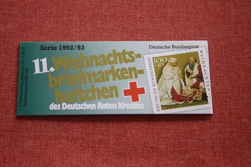 11. Weihnachts-Briefmarkenheftchen des Deutschen Roten Kreuzes 1992/93