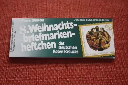 8. Weihnachts-Briefmarkenheftchen des Deutschen Roten Kreuzes 1989/90