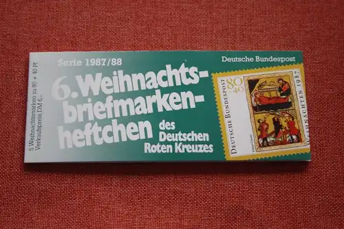 6. Weihnachts-Briefmarkenheftchen des Deutschen Roten Kreuzes 1989/90