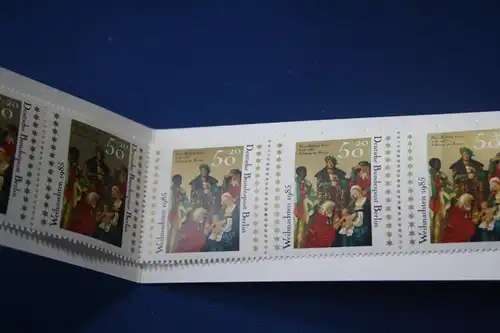 4. Weihnachts-Briefmarkenheftchen des Deutschen Roten Kreuzes, Serie 1985/86