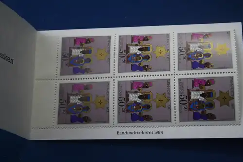 2. Weihnachts-Briefmarkenheftchen des Deutschen Roten Kreuzes, Serie 1983/84