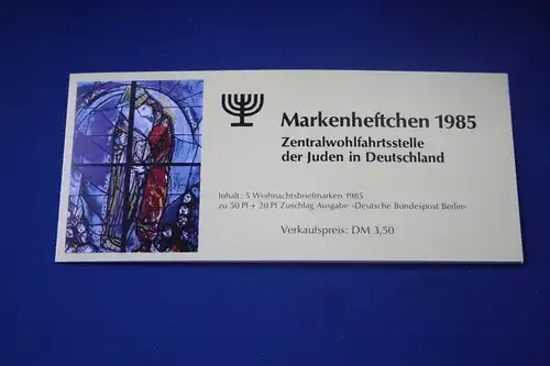 ZWST Weihnachts Markenheftchen 1985