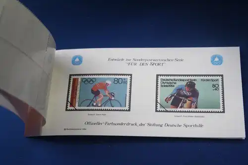 Sport Markenheftchen 1984 der Sporthilfe, Für den Sport