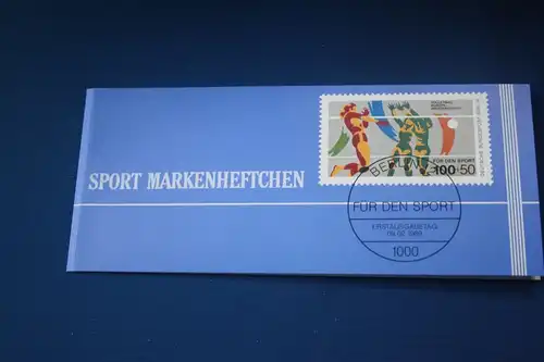 Sport Markenheftchen 1989 der Sporthilfe, Für den Sport
