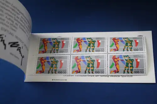 Sport Markenheftchen 1989 der Sporthilfe, Für den Sport