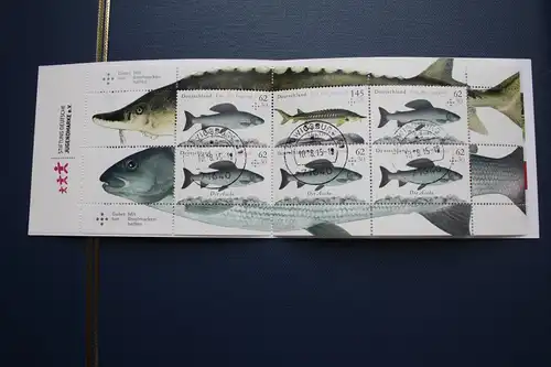 Markenheft MH 100, Markenset Für die Jugend 2015, Süßwasserfische