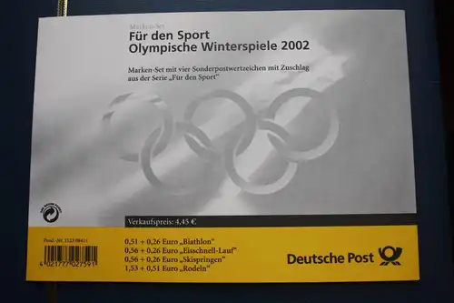 Markenheft MH 47, Marken-Set Für den Sport 2002