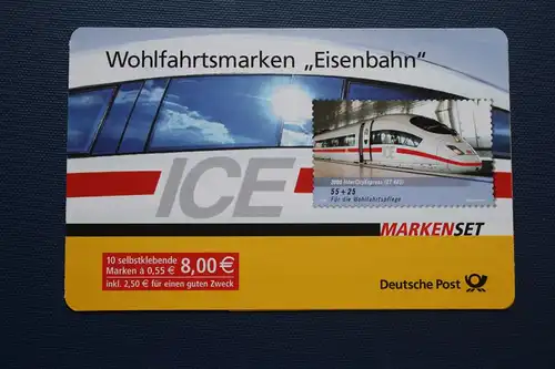 Wohlfahrt 2006, Eisenbahn, Markenset Markenheft MH 64
