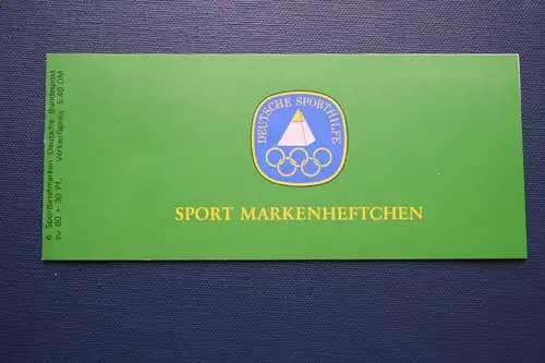 Für den Sport 1980, Sporthilfe Markenheftchen 1980