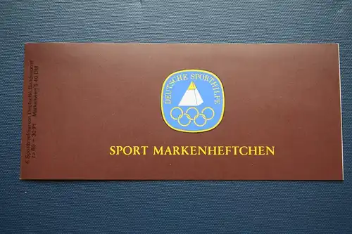 Sporthilfe, Sport  Markenheftchen, 
Markenheft Deutsche Sporthilfe 1981