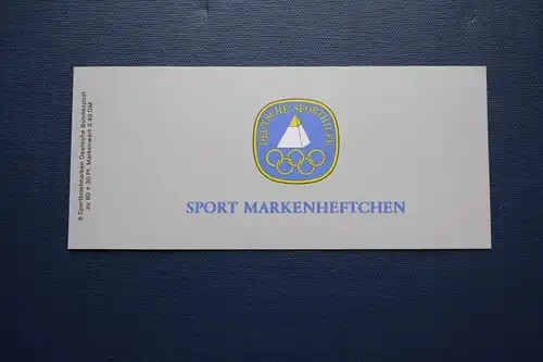 Sporthilfe, Sport  Markenheftchen, 
Markenheft Deutsche Sporthilfe 1982