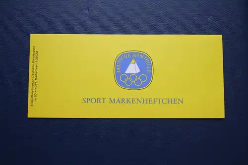 Sporthilfe, Sport  Markenheftchen, 
Markenheft Deutsche Sporthilfe 1983