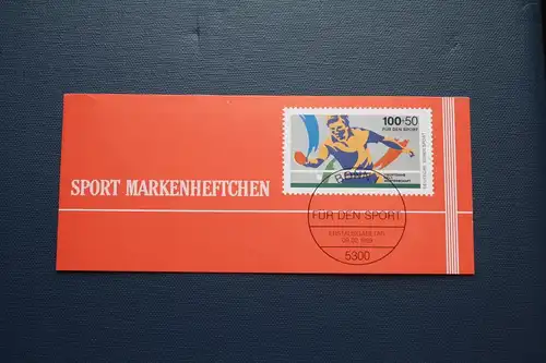 Sporthilfe, Sport  Markenheftchen, 
Markenheft Deutsche Sporthilfe 1989