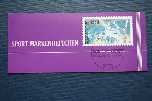 Sporthilfe, Sport  Markenheftchen, 
Markenheft Deutsche Sporthilfe 1990