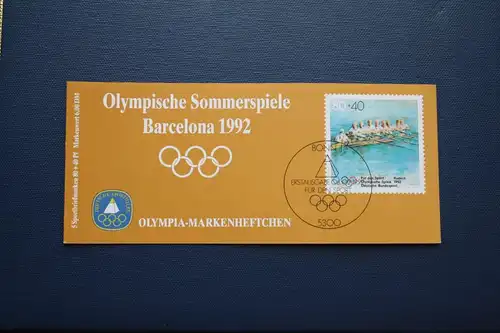 Sporthilfe, Sport  Markenheftchen, 
Markenheft Deutsche Sporthilfe 1992