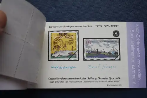 Sporthilfe, Sport  Markenheftchen, 
Markenheft Deutsche Sporthilfe 1993