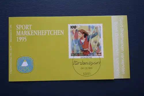 Sporthilfe, Sport  Markenheftchen, 
Markenheft Deutsche Sporthilfe 1995