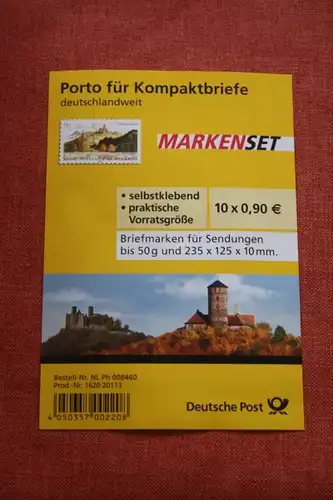 Folienblatt, FB 16, Markenset Zweiburgenblick Werratal