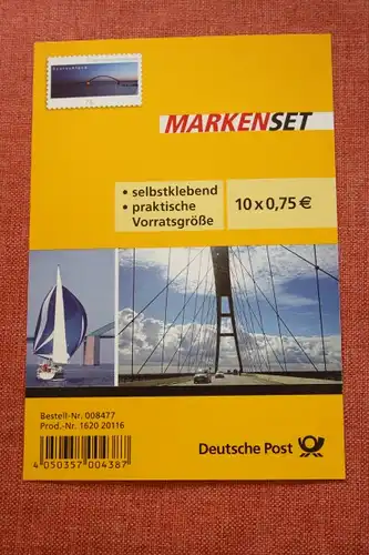 Folienblatt, FB 29, Markenset  Fehmannsundbrücke