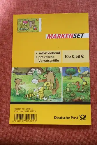 Folienblatt, FB 28, Markenset  Janosch: Ostern