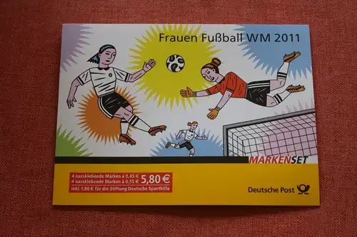 Markenset, MaxiSet, Markenheft MH-Mi.-Nr. 84, Frauenfußball, Sporthilfe 2011